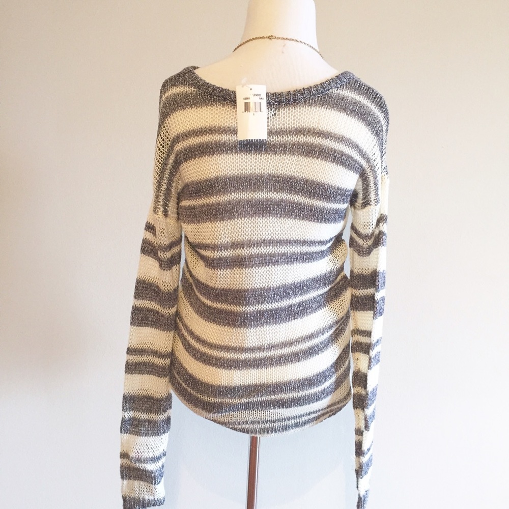 Striped Splendid Sweater - Picture 3 of 3